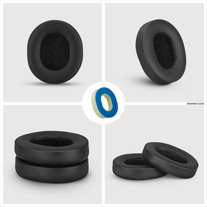  [AUSTRALIA] - Enhanced Gaming Earpads for Steelseries Arctis, Enhanced Gel & Memory Foam for Comfort & Cooling, Designed for All Arctis 1, 3, 5, 7, 9, Pro & Prime, by Brainwavz (Black) Black