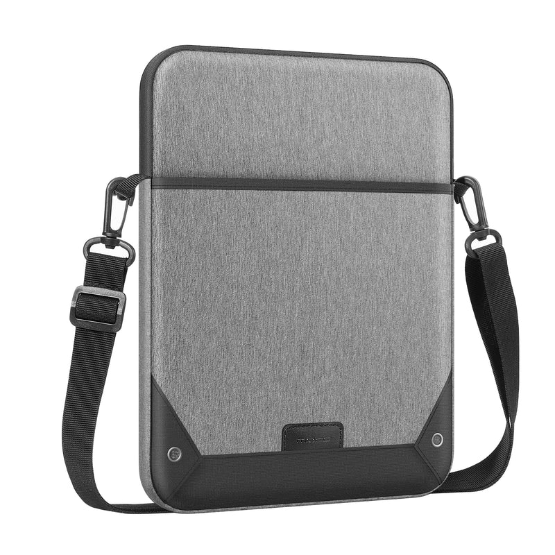  [AUSTRALIA] - MoKo 9-11 Inch Tablet Sleeve Bag, Carrying Case Compatible with iPad Air 5/4 2022, iPad Pro 11 2021-2018, Galaxy Tab A8 10.5/Tab S8 11" 2022, Protective Crossbody Bag with Zippered Pocket, Light Gray