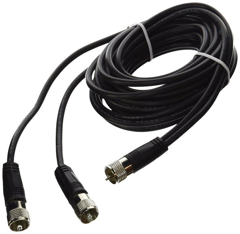  [AUSTRALIA] - 12' Dual Antenna Co-Phase Cable with PL-259 Conmnectors