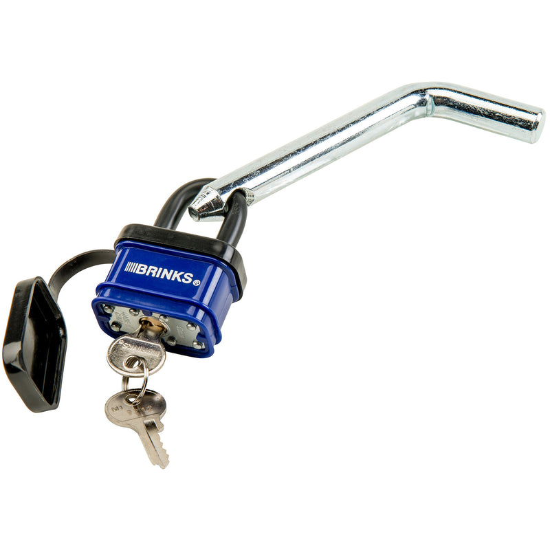  [AUSTRALIA] - BRINKS 175-81005 40mm Laminated Steel Weather Resistant Padlock with Hitch Pin