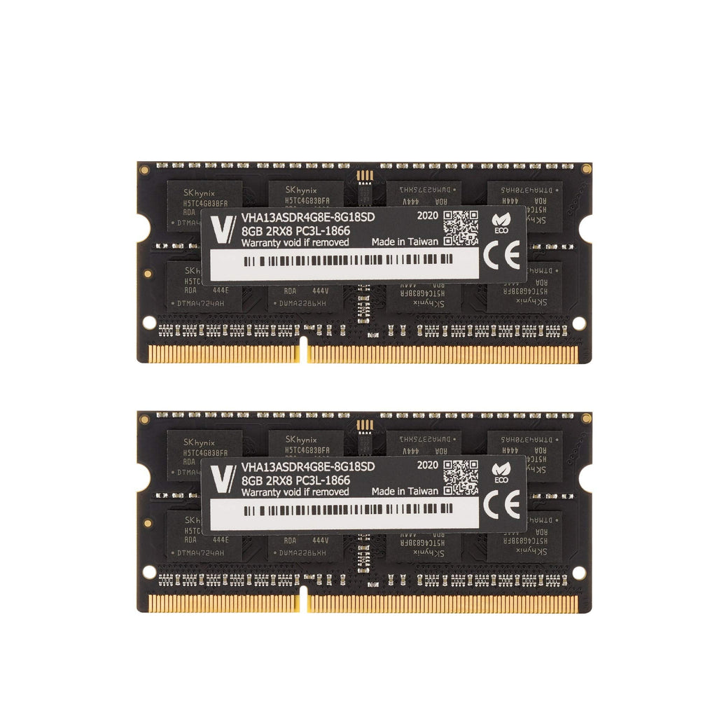  [AUSTRALIA] - v-Color 16GB(2x8GB) DDR3/DDR3L 1866MHz RAM for iMac Late 2015 27" Retina 5K Display, MacBook Pro Non ECC iMac SO-DIMM hynix Original IC2Rx8 CL13 1.35V (TN38G18D813LK-RD)