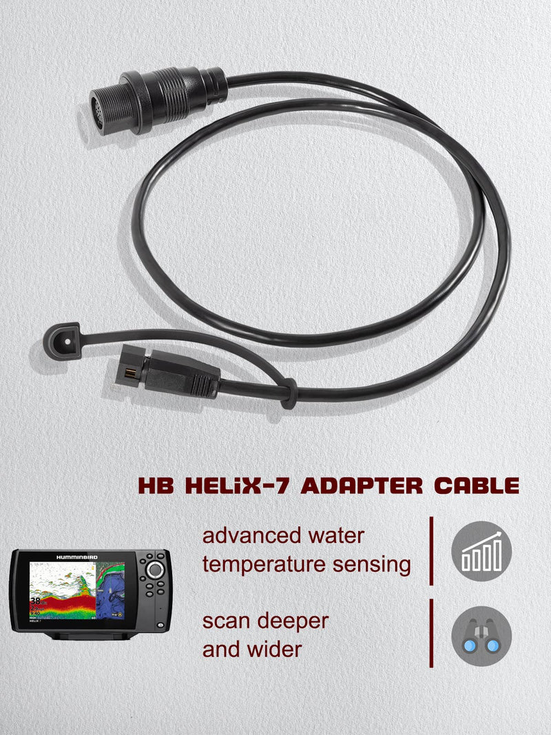  [AUSTRALIA] - MKR-MDI-2 HB Helix-7 Adapter Cable for Hummingbird Helix 7 G3 or G3N G4, and G4N Fish Finder #1852086