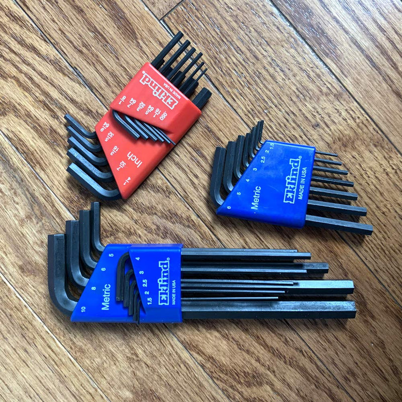  [AUSTRALIA] - EKLIND 10609 Hex-L Key allen wrench - 9pc set Metric MM sizes 1.5-10 Long series