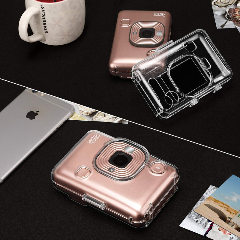  [AUSTRALIA] - Fintie Protective Clear Case for Fujifilm Instax Mini Liplay Hybrid Instant Film Camera- Crystal Hard Cover with Precise Cutout