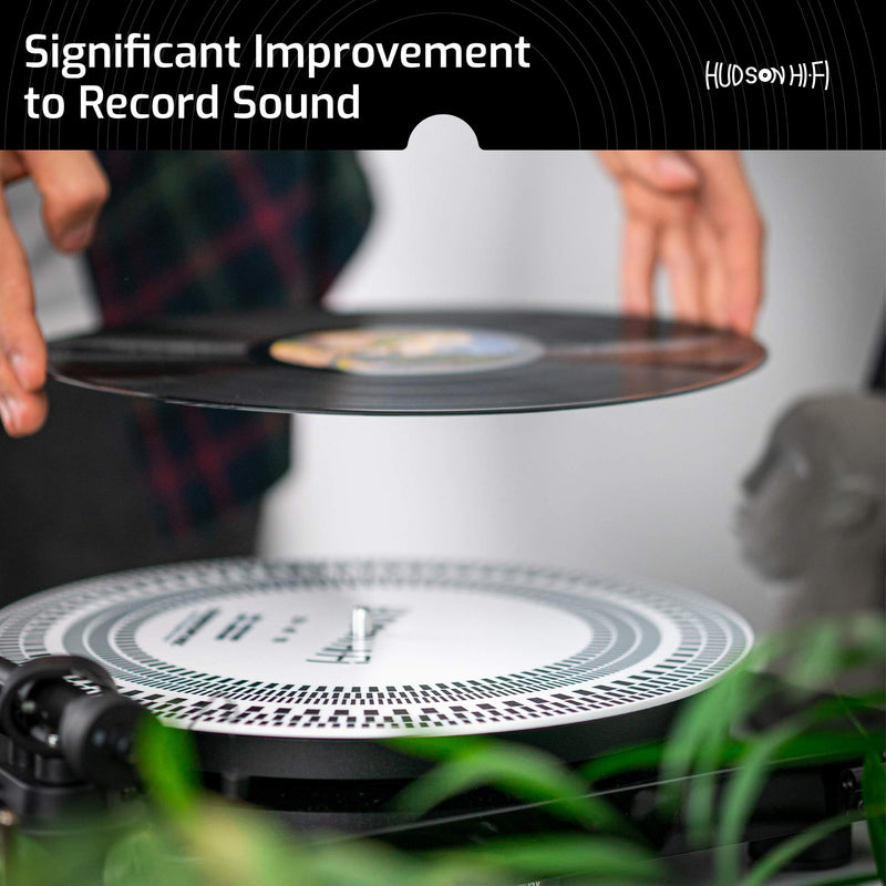  [AUSTRALIA] - Turntable Strobe Disc Stroboscope mat Tests 33-1-3 RPM, 45 RPM Translucent
