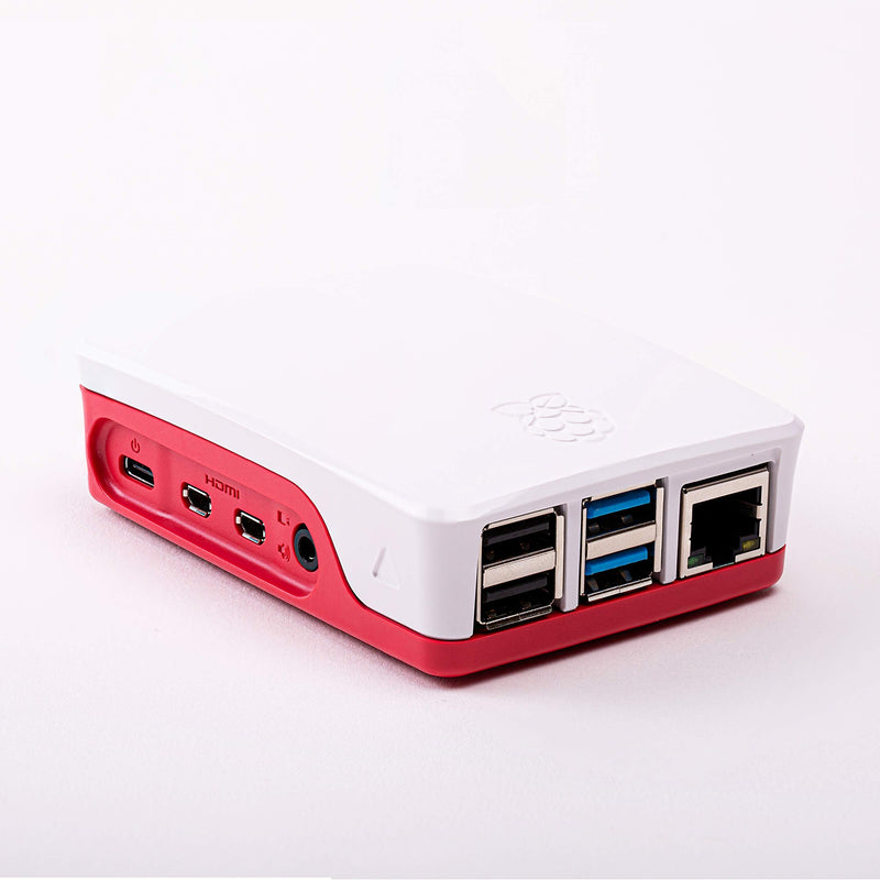 [AUSTRALIA] - Raspberry Pi Pi 4 Case - Red/White, RPI4-CASE-RW