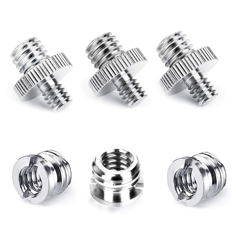  [AUSTRALIA] - 1/4 Inch Male to 3/8 Inch Female Tripod Screw Adapter 3/8 to 1/4 Tripod Adapter Mount Screws, Accessories for Camera/Tripod/Monopod/Light Stand