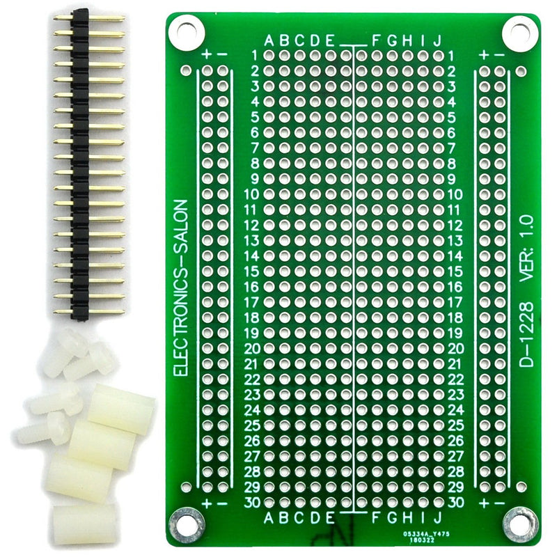  [AUSTRALIA] - Electronics-Salon 4X Solderable Breadboard Proto Board PCB DIY Kit for Raspberry Pi 2/3 Model A B A+ B+ Zero