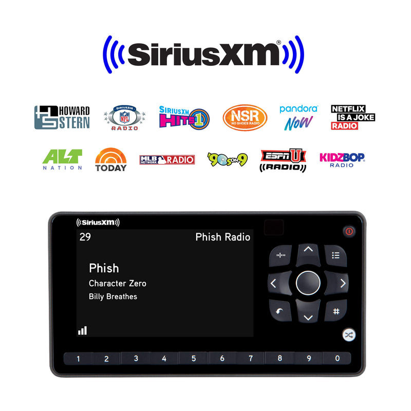 SiriusXM SXEZR1V1 Onyx EZR Satellite Radio with Vehicle Kit, Receive 3 Months Free Service with Subscription, Easy to Install – Enjoy SiriusXM in Your Car and Beyond with this Dock and Play Radio Satellite Radio + Vehicle Kit - LeoForward Australia