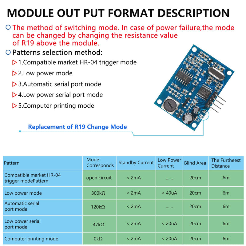 2Pcs JSN-SR04T Integrated Ultrasonic Distance Measuring Sensor Transducer Module Waterproof Compatible with Arduino - LeoForward Australia