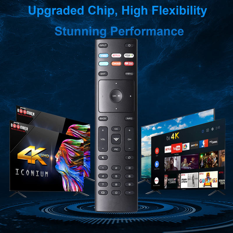  [AUSTRALIA] - Uyibii XRT136 Universal Replacement Remote Control Compatible with All Vizio Smart TV Include D-Series M-Series P-Series V-Series 1pc