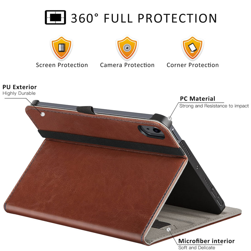  [AUSTRALIA] - Ztotop Case for New iPad Mini 6 2021 (6th Generation), Premium PU Leather Folio Stand Smart Protective Cover, Multi-Viewing Angles and Auto Wake & Sleep Function for iPad Mini 6th Gen 8.3 Inch - Brown