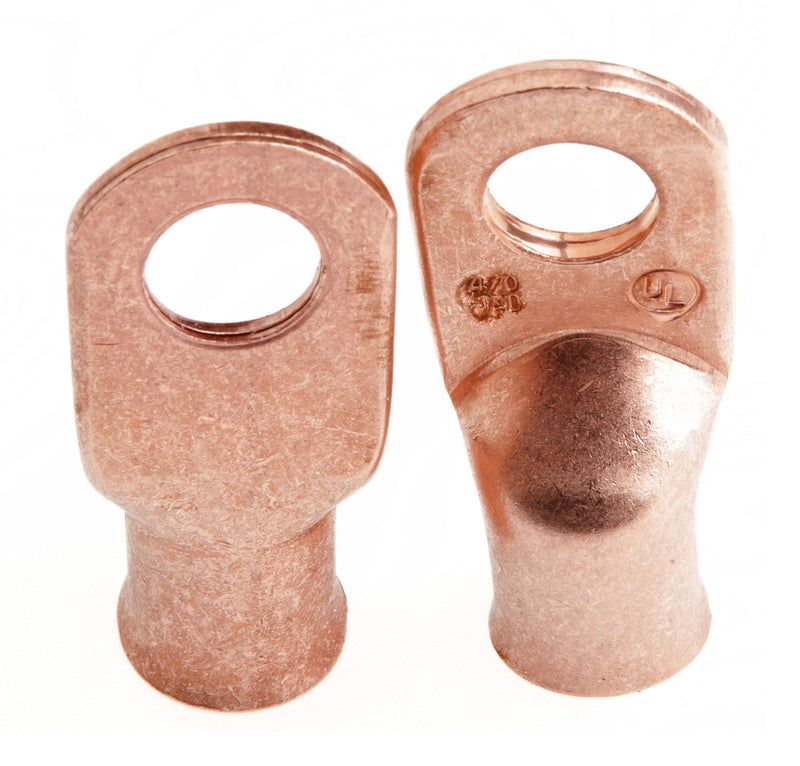  [AUSTRALIA] - Forney 60101 Copper Cable Lugs, Number 4/0 Cable with 1/2-Inch Stud Size, 2-Pack