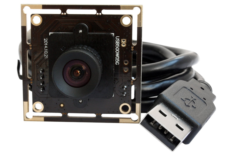  [AUSTRALIA] - ELP 5megapixel USB Camera Module,USB with Camera 2592x1944 HD Wide Angle USB Camera for Industrial, Machine Vision,undistorted Imaging,correctable,aptina Sensor 170 Degree fisheye Lens
