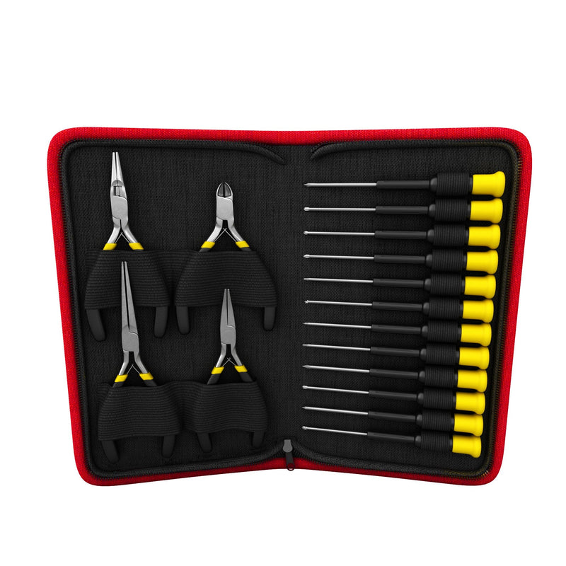  [AUSTRALIA] - Stalwart A-PT1049 16 Piece Precision Jewelers Tool Set with Case