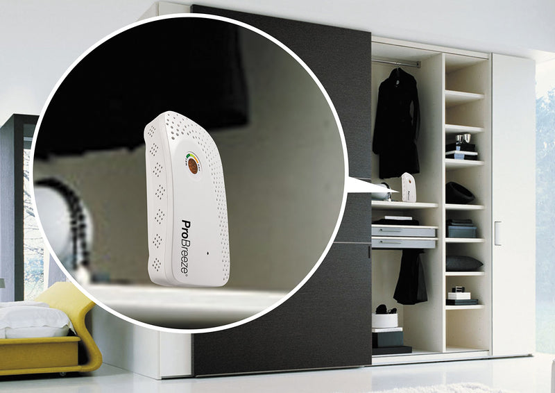Pro Breeze Wireless Mini Dehumidifier for Small Spaces, Bedrooms, Wardrobes, Closets, Cars, Gun Safes. Non-Toxic Cordless Rechargeable Dehumidifier - LeoForward Australia