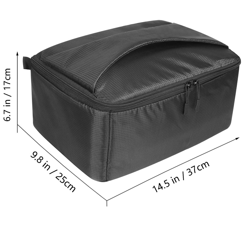  [AUSTRALIA] - AYVANBER Waterproof Camera Bag Insert Shockproof DSLR SLR Camera Padded Case for Nikon Canon Camera Sony Lens Bags Cases and Accessories