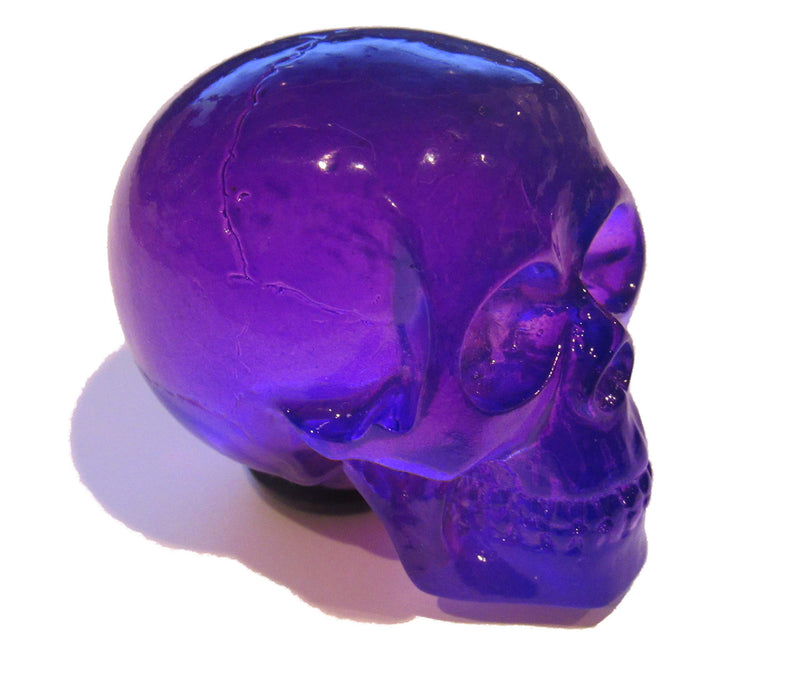  [AUSTRALIA] - Kool Collectibles Clear Purple Skull Shifter Shift Knob Rat Rod Lever