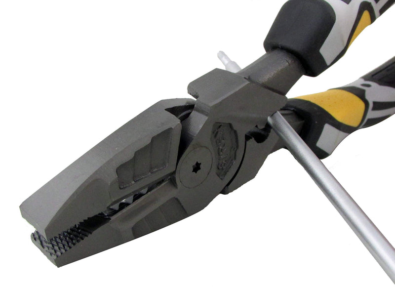  [AUSTRALIA] - SIREN 9LPC 9-1/2" HIGH LEVERAGE LINEMAN'S PLIERS WITH FISH TAPE PULLER AND CRIMPS, SIDE CUTTING PLIERS
