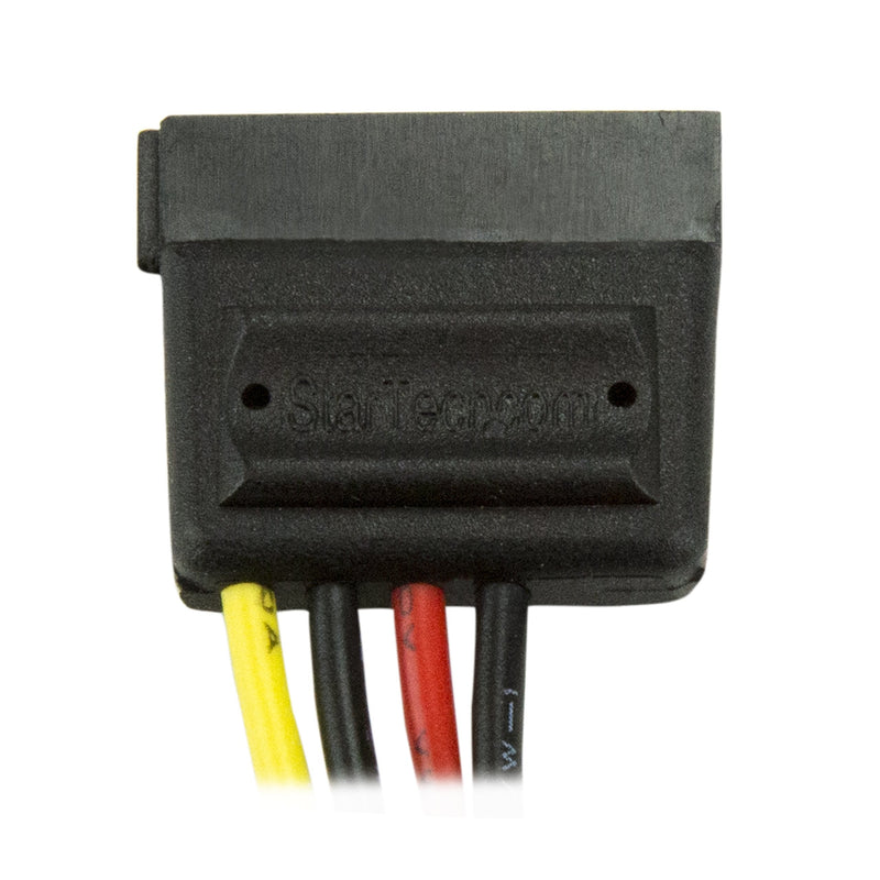  [AUSTRALIA] - StarTech.com 6in 4 Pin LP4 to SATA Power Cable Adapter - LP4 to SATA - 6in LP4 to SATA Cable - 4 pin to SATA Power Straight