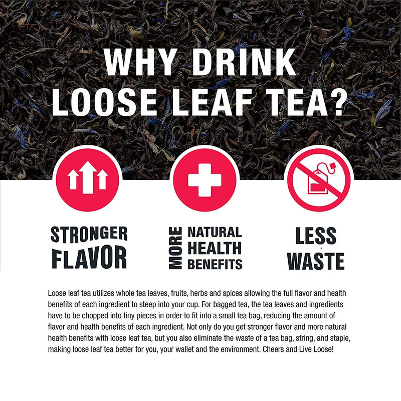  [AUSTRALIA] - Tiesta Tea Loose Leaf Black Tea Trial Set - Tasteful and Eco-friendly Alternative to Black Tea Bags, Including 3 Loose Leaf Tea Samplers and 100 Disposable Loose Leaf Tea Filters