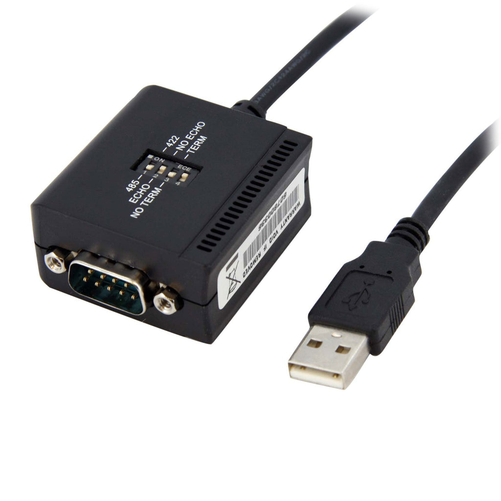  [AUSTRALIA] - StarTech.com 6 ft Professional RS422/485 USB Serial Cable Adapter w/ COM Retention (ICUSB422)