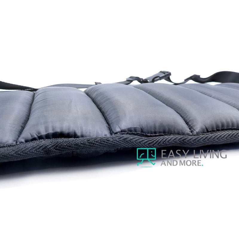 My EZ Fly | Premium Airplane Foot Rest Hammock with Memory Foam | Comfortable Foot Rest For Under Desk At Work Or Travel | Portable Ottoman Foot Rest | Must-Have Travel Accessories | Airplane Footrest - LeoForward Australia