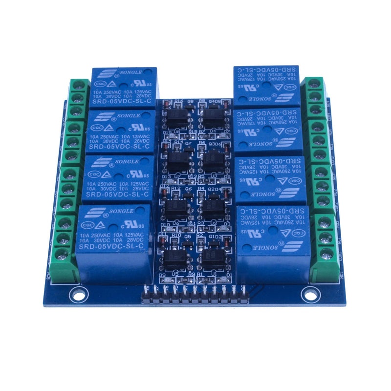  [AUSTRALIA] - HUABAN 5V 8 Channel Optical Coupling Isolation Relay Module with Optocoupler