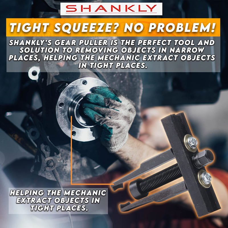  [AUSTRALIA] - Shankly Two Jaw Harmonic Bearing Puller and Gear Puller Universal Bearing Puller Tool or Pullers for Mechanics Heavy-Duty Pilot Bearing Removal Tool Small Bearing Puller