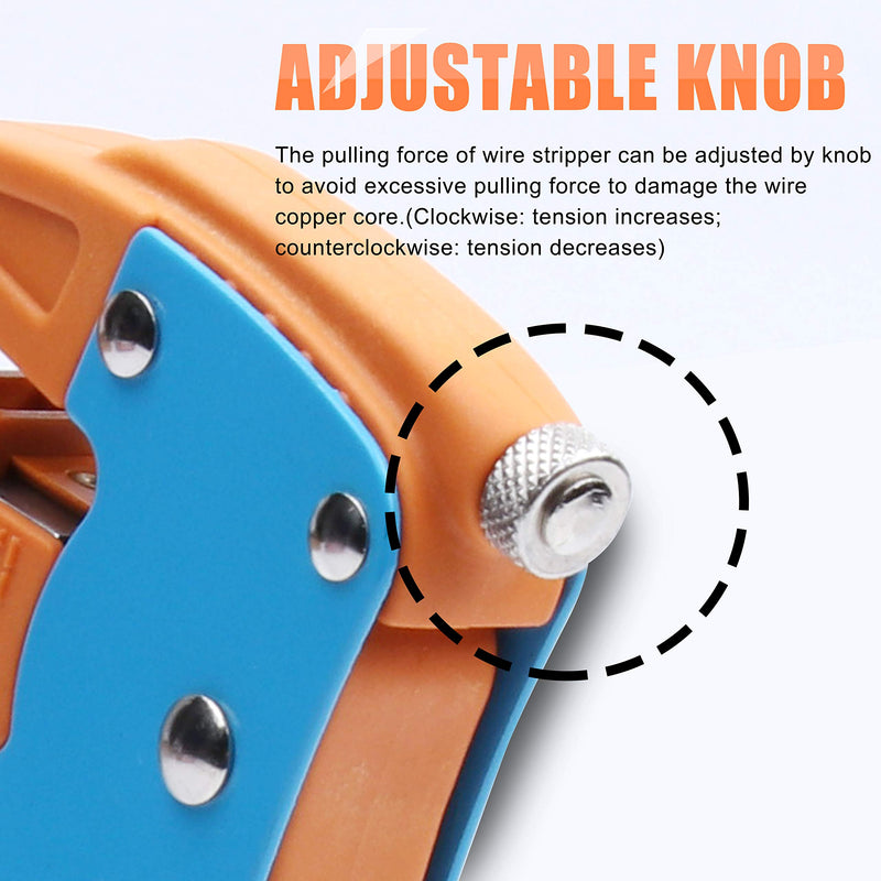  [AUSTRALIA] - Knoweasy Automatic Wire Stripper and Cutter,Heavy Duty Wire Stripping Tool 2 in 1 and Wire Stripper Tool for Electronic and Automotive Repair 700D