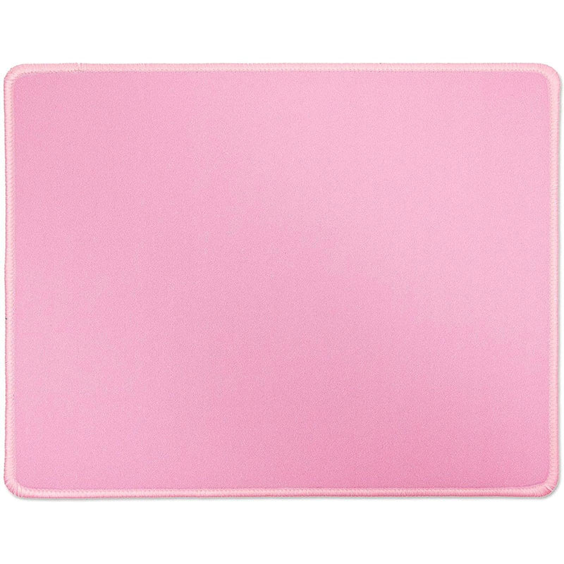 Pink Mouse Pad with Stitched Edges (11 x 8.7 Inches, 4 Pack) - LeoForward Australia