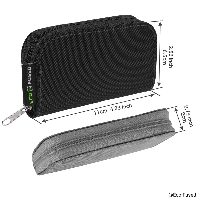 Memory Card Case ((S) 2 Pack - 44 Slots, Black & Grey) - LeoForward Australia