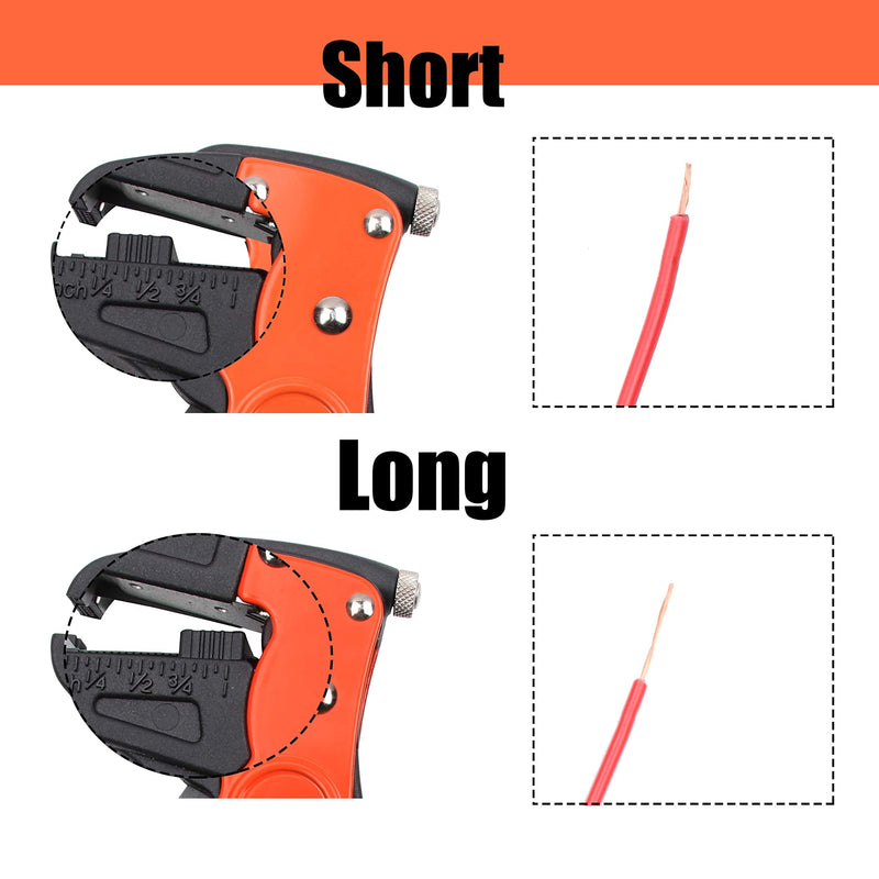  [AUSTRALIA] - Wire Stripper,Yangoutool Automatic Wire Stripping Tool and Wire Stripper Tool 2 In 1 for Flat Ribbon Wire and Electrical or Automotive Repair