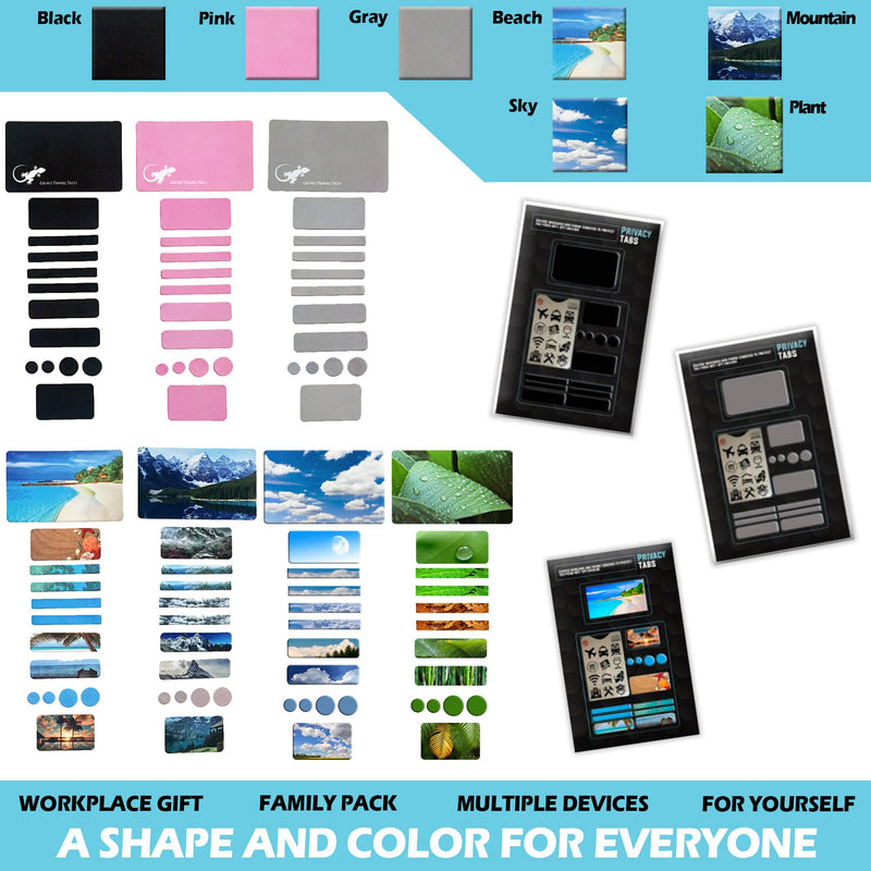  [AUSTRALIA] - Webcam Covers - Laptop Webcam Cover - Tablet Webcam Covers - Smart TV & for Every Size Webcam on Any Device - Reusable/Multi-use – Protect Your Privacy with Gecko - Pink
