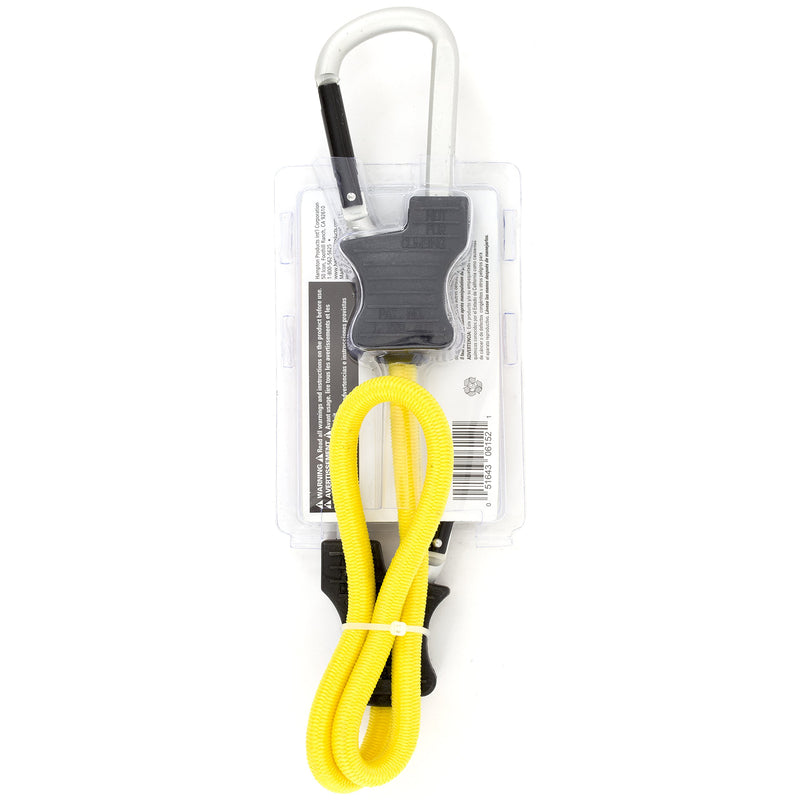  [AUSTRALIA] - Keeper 06152 24" Super Duty Bungee Cord with Carabiner Hook (Yellow)