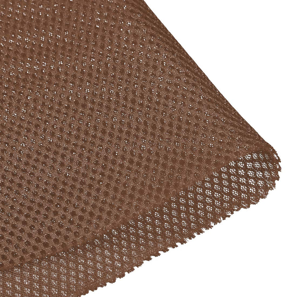  [AUSTRALIA] - uxcell Brown Speaker Mesh Grill Stereo Fabric Dustproof 0.5x1.45M 20 x 57 inch