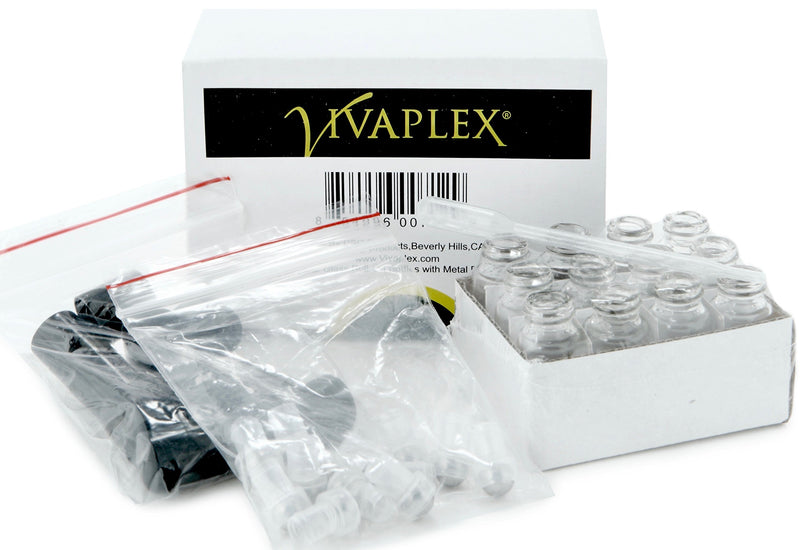 Vivaplex, 12, Clear, 3 ml Glass Roll-on Bottles with Stainless Steel Roller Balls - Dropper included - LeoForward Australia