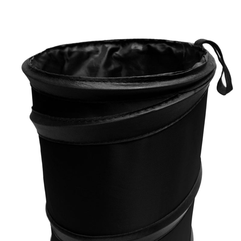 FH Group FH1120BLACK Black Car Garbage Trash Can (Collapsible and Compact) - LeoForward Australia