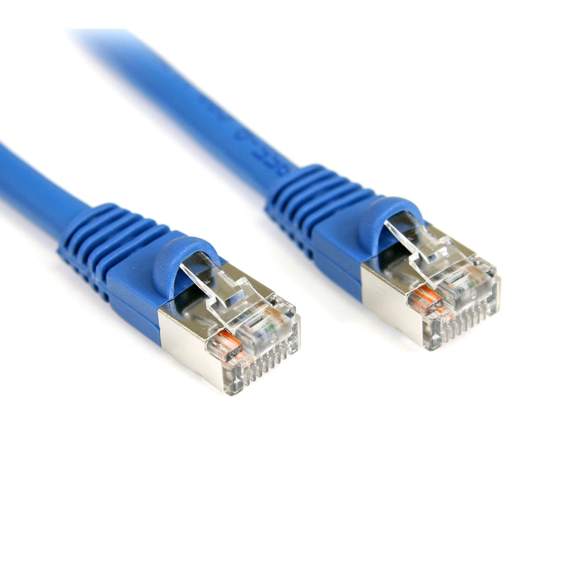  [AUSTRALIA] - StarTech.com 50 ft. (15.2 m) Cat5e Ethernet Cable - Patch Cable - Shielded - Blue - Ethernet Network Cable (S45PATCH50BL)