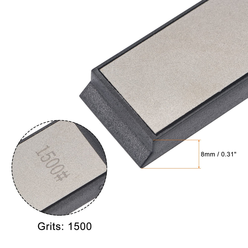  [AUSTRALIA] - uxcell Diamond Whetstone Sharpening Stone, 160mm x 23mm 1500 Grit Sharpener Grinding Plate Abrasive Tool 2pcs 1500 Grits