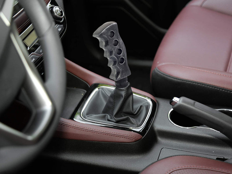  [AUSTRALIA] - Thruifo Manual Gear Stick Shifter Head, Handle Shape Automatic Car Shift Head Fit Most MT Vehicles, Gray