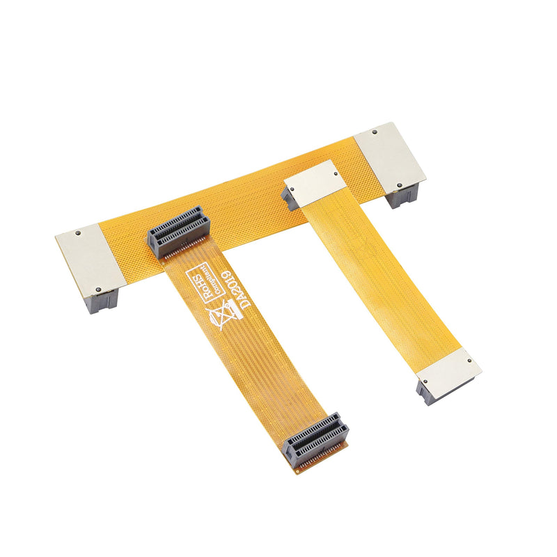  [AUSTRALIA] - ATI Crossfire Bridge Connector Adapter，GELRHONR Flexible ATI CF Dual Graphics Card Soft Bridge Cable A Card for ATI/AMD Video Graphics Card Long 95mm - A Card