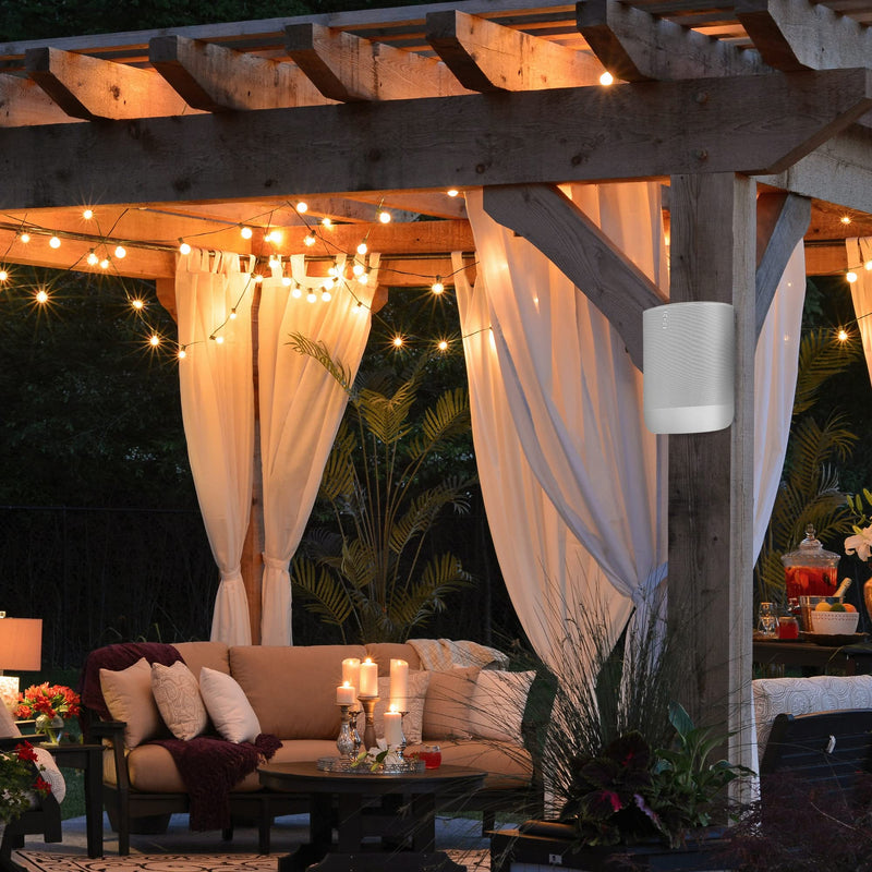  [AUSTRALIA] - Move Speaker Wall Mount Bracket, Weatherproof, Compatible with Sonos Move, Including Mounting Accessories, Lunar White