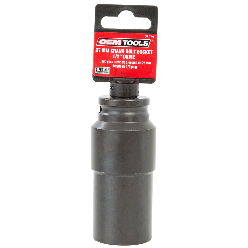  [AUSTRALIA] - OEM TOOLS 25279 Crank Bolt Socket (27mm), 1 Pack