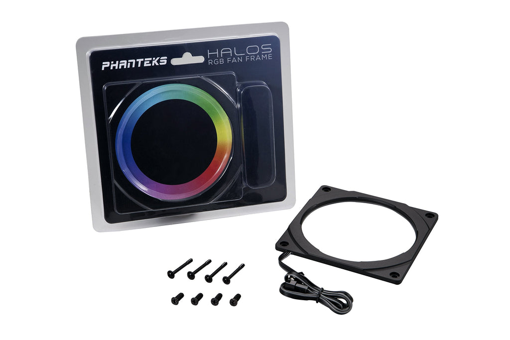  [AUSTRALIA] - Phanteks PH-FF120RGBP_BK01 Halos RGB Fan Frame High density LEDs RGB 120mm fan mounting