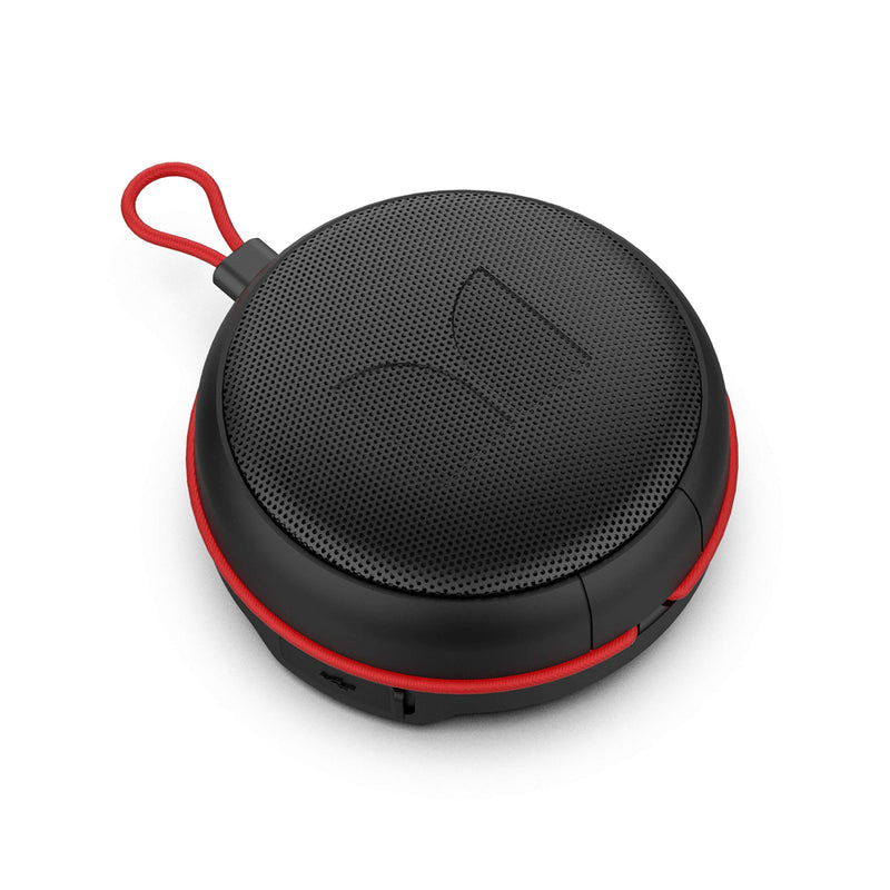 Monster Puck Portable Bluetooth Speaker, Sync up 2 EZ-Play Speakers, Up to 8 hours of Playtime, IPX5 Water resistant, Speakerphone, Bungee Strap, Lightweight - LeoForward Australia