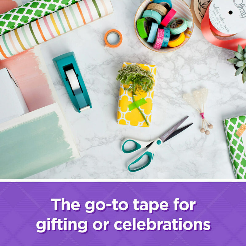  [AUSTRALIA] - Scotch Gift Wrap Tape, 3 Rolls, The Go-To Tape for the Holidays, 3/4 x 300 Inches, Dispensered (311)