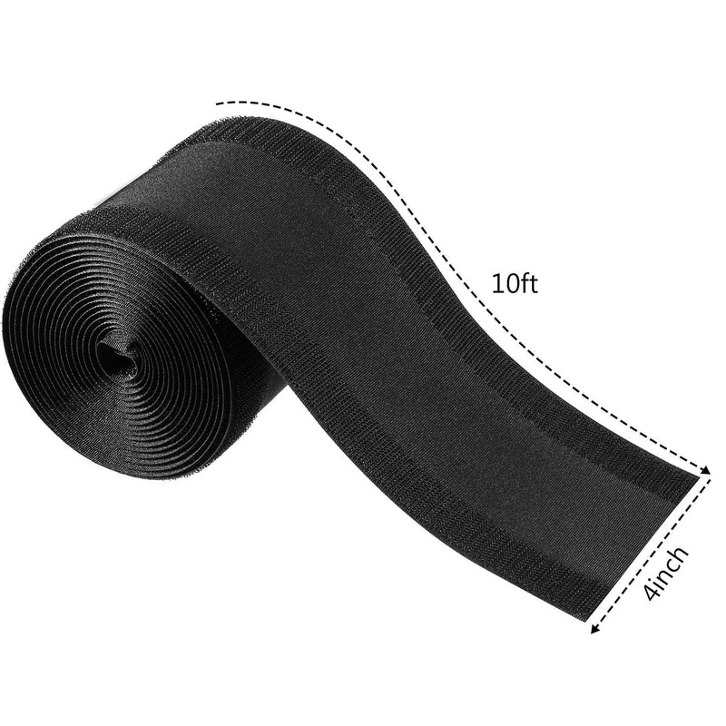  [AUSTRALIA] - Cable Grip Floor Cable Cover Cords Cable Protector Cable Management Only for Commercial Office Carpet (Black,1 Piece) 1 Piece Black