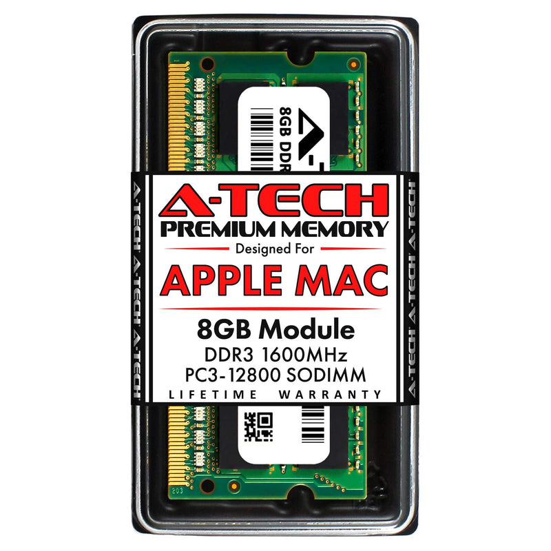  [AUSTRALIA] - A-Tech 8GB RAM for Apple MacBook Pro (Mid 2012), iMac (Late 2012, Early/Late 2013, Late 2014, Mid 2015), Mac Mini (Late 2012) | DDR3 1600MHz SODIMM PC3-12800 204-Pin SO-DIMM Memory Upgrade
