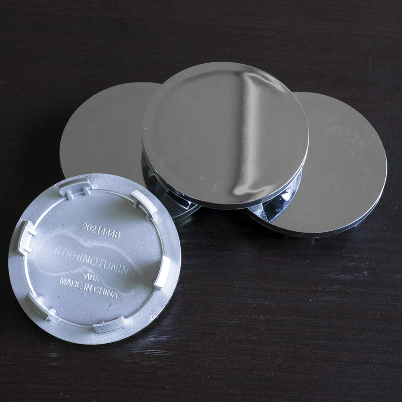  [AUSTRALIA] - RTRHINOTUNING 67mm 61mm Chrome Silver Car Wheel Center Hub Caps Set of 4 for Chevy Blazer(1995-2005) Chevy S10(1995-2004)